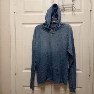 Lucky brand blue hoodie size large